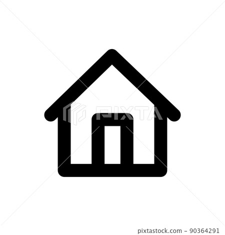 Home, home icon - Stock Illustration [90364291] - PIXTA