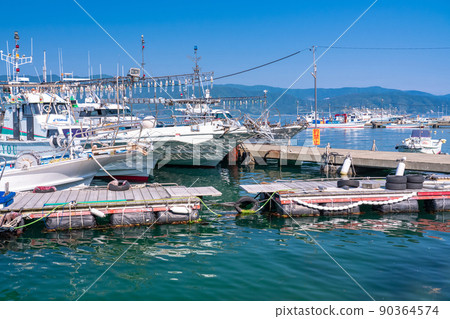 《Fukui Prefecture》 Port overlooking Mizushima, Irohama Port 《Fukui Prefecture》 Port overlooking Mizushima, Irohama Port 90364574