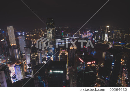 中國重慶的夜景 中國重慶的夜景 90364680