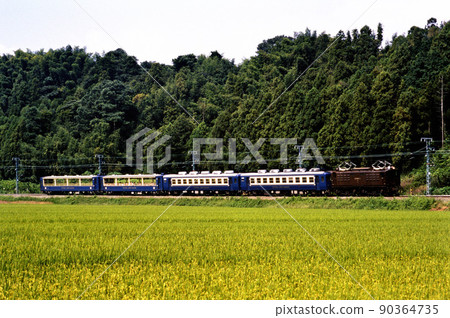 1998 ED182 trolley family running on the Iida line 90364735