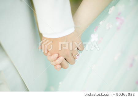Wedding hand ties 90365088