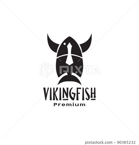 helmet viking with fish logo design vector graphic symbol icon illustration creative idea helmet viking with fish logo design vector graphic symbol icon illustration creative idea 90365232