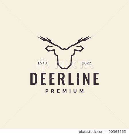 deer head unique horn hipster logo design vector graphic symbol icon illustration creative idea deer head unique horn hipster logo design vector graphic symbol icon illustration creative idea 90365265