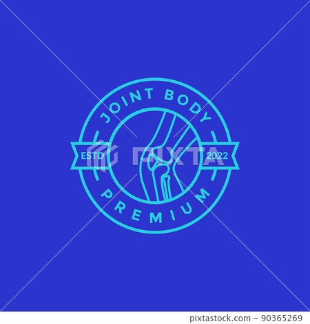 line joint bone minimal badge logo design vector graphic symbol icon illustration creative idea 90365269