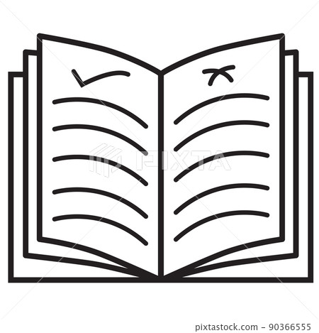 guideline icon on white background. filled guideline sign. rule symbol. level up icon. flat style. 90366555