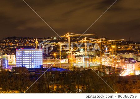 德國斯圖加特夜景 德國斯圖加特夜景 90366759