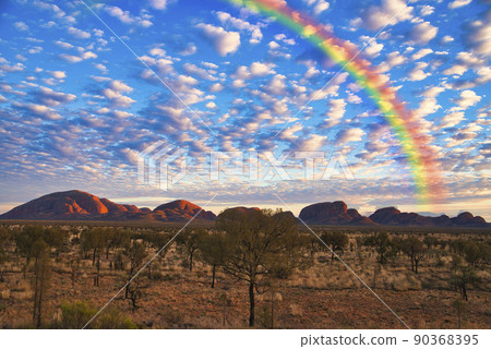 Beautiful evening view of Mount Olga 90368395