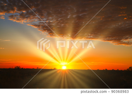 奧爾加山美麗的夜景 90368983