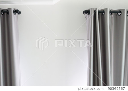 Curtain window interior decoration in living room Curtain window interior decoration in living room 90369567