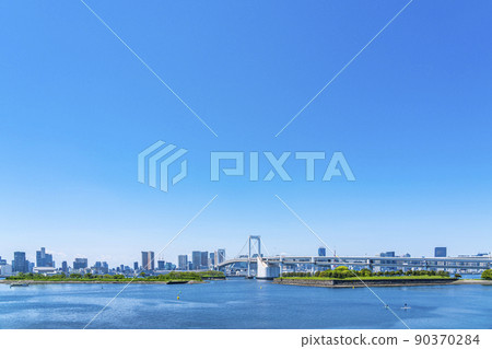 [東京]從台場看到的彩虹橋 90370284