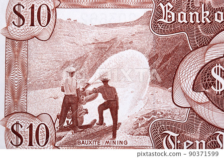 Bauxite mining from Guyanese money 90371599