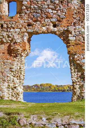 Livonian Order stronghold fortress ruins 90371830