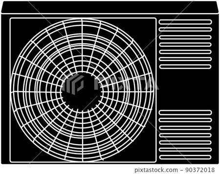 Outdoor unit silhouette material Outdoor unit silhouette material 90372018