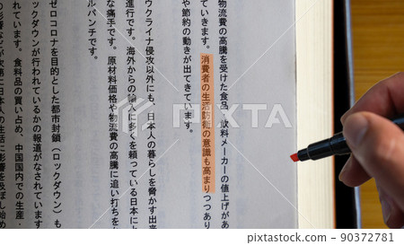 社會/經濟/國際術語/詞（消費者生命防禦）橙色 90372781