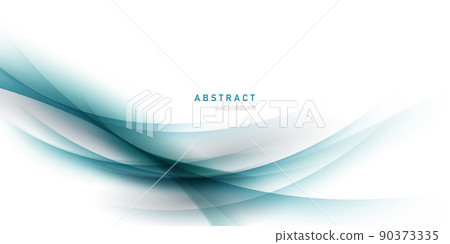 abstract blue wave background modern vector... - Stock Illustration ...