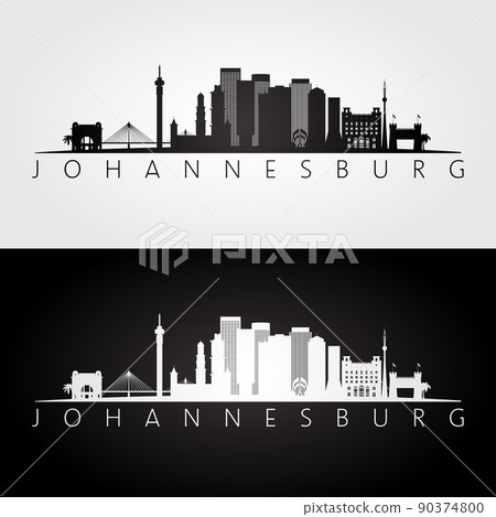 Johannesburg skyline and landmarks Johannesburg skyline and landmarks 90374800