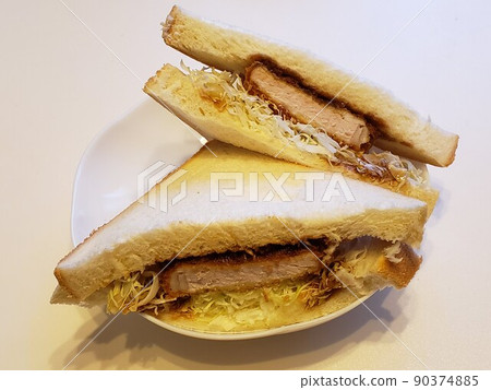 Cutlet sandwich stock photos 90374885