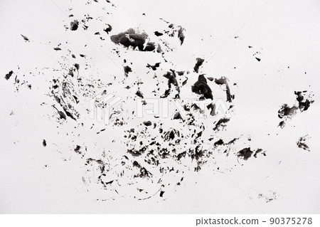 Abstract black white texture on white paper like a marble Abstract black white texture on white paper like a marble 90375278
