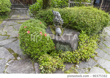 Gujo Hachiman Lion tile in the precincts of Daijoji 90375382