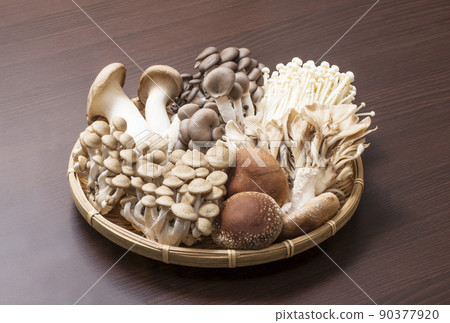 食用菌，各種蘑菇，什錦蘑菇，圖片素材 90377920