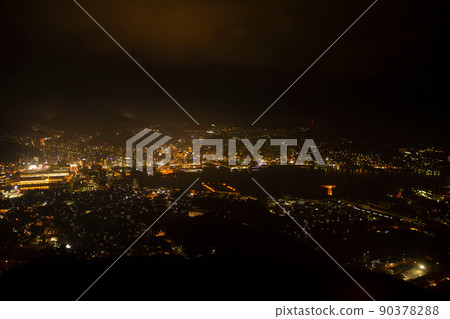 Night view of Nagasaki 90378288