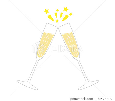Champagne toast Champagne toast 90378809
