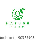 Green Nature Farm Agriculture Logo 90378903