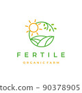 Green Nature Farm Agriculture Logo 90378905