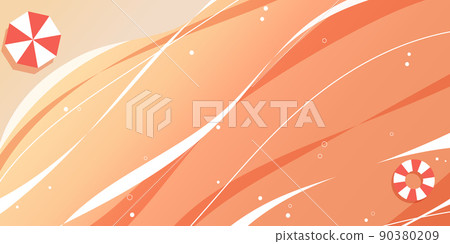 Background illustration_sunset sea Background illustration_sunset sea 90380209