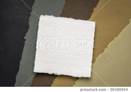sheet of white Khadi rag paper 90380954