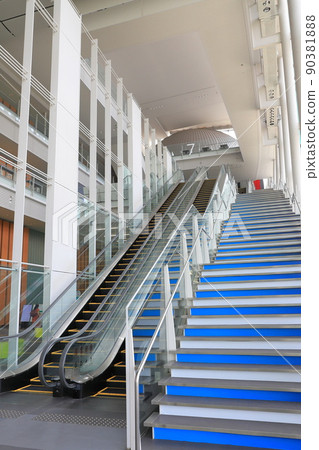 Dome Theater looking up from the entrance of National Museum of Emerging Science and Innovation Dome Theater looking up from the entrance of National Museum of Emerging Science and Innovation 90381888