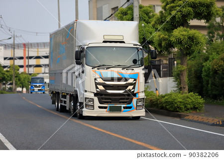 Logistics truck image Logistics truck image 90382206