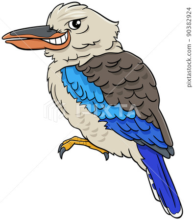 kookaburra bird animal character cartoon illustration kookaburra bird animal character cartoon illustration 90382924
