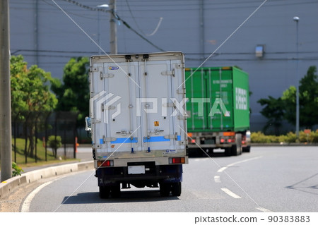 Logistics truck image Logistics truck image 90383883