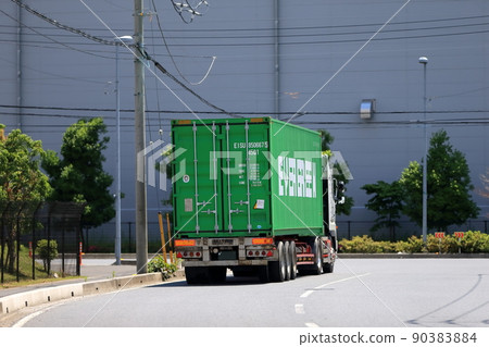 Logistics truck image Logistics truck image 90383884