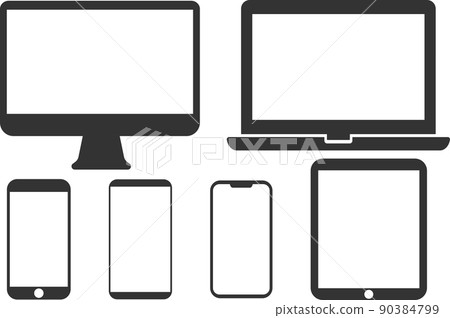 PC smartphone tablet icon 90384799