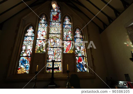 Stained Glass in the Chapel of St. Gabriel @ Nasu Stained Glass Museum 90386105