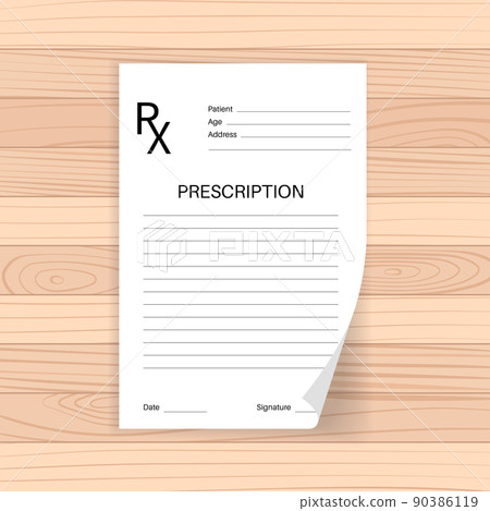RX form template RX form template 90386119