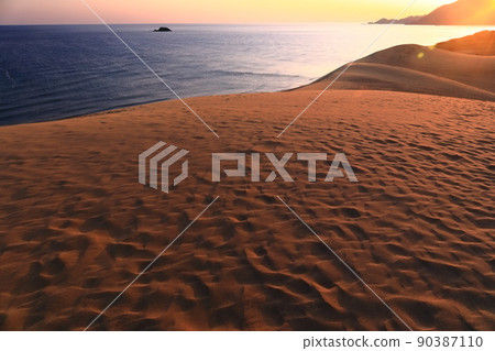 [Tottori Prefecture] Tottori Sand Dunes at sunrise 90387110