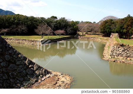 山口縣萩市的旅遊勝地萩城遺址 山口縣萩市的旅遊勝地萩城遺址 90388860