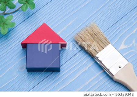 Image of house painting work and repainting work Image of house painting work and repainting work 90389348