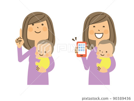 Housewife baby smartphone Housewife baby smartphone 90389436
