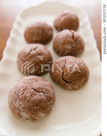 製作糖果巧克力曲奇餅乾 90391516