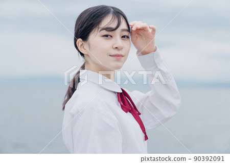School girls high school student 90392091