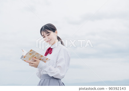 School girls to read School girls to read 90392143