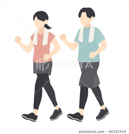 Walking person 90392439