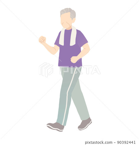 走路的人（老人） 90392441