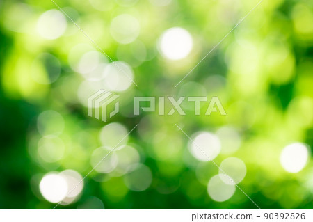 Background material-Green rays Ball bokeh 90392826