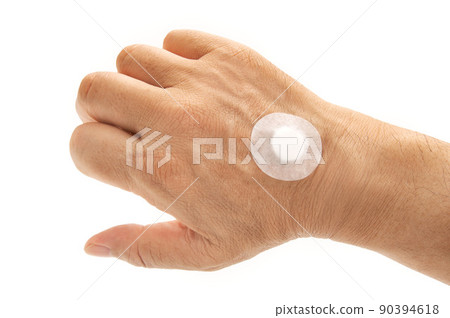 Adhesive plaster of injection mark 90394618