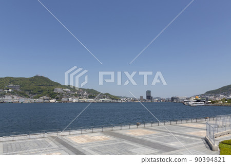Nagasaki Port from Matsugae Wharf 90394821